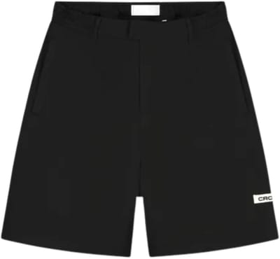 Croyez - Broek Zwart Croyez Etiquette Straight Chino Shorts Shorts Zwart Crb30026093