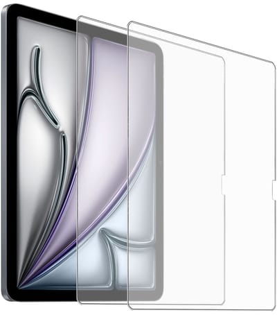 ChiGuard Matte Screenprotector 2x geschikt voor Apple iPad Air 13 2025 M3 / 2024 Screenprotector - Anti-fingerprint - Curved - GuardCover