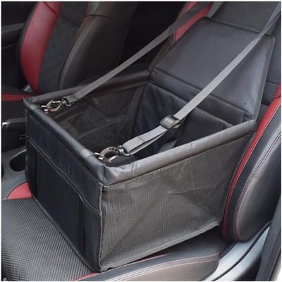 Huisdier Autostoelhoes - Reismand Hond - Veilig Reizen - Waterdicht Dubbellaags - L40xB30xH25CM - Zwart