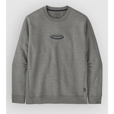 Patagonia 95 Oval Logo Uprisal Crew Sweater grijs