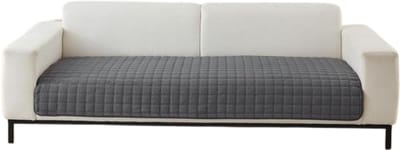 Bankhoes - Hoekbankhoes - Flanellen bankhoes - Winterbankhoes - Bankkussenhoes - Hoekbankhoes voor 1/2/3/4 personen - L-vormige bankhoes - Grijs - 70 x 70 cm