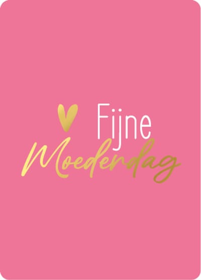 Cadeaukaart kaart label - Fijne Moederdag - Mama - Card - Wenskaart - A6 - Cadeautje - Mams verwennen - DH collection