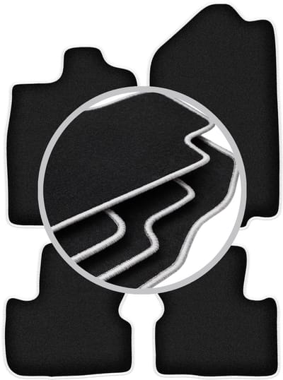 CARLUX-SILVER automatten voor: Opel Vectra A sedan, liftback, hatchback (1988-1995)