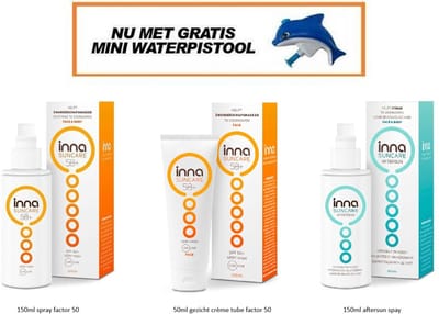 Inna Suncare SET - SPF50 & AFTERSUN | Face and Body Zonnebrand Spray voor Zwangere vrouwen | Zonnespray | Zonnecrème | Waterresistent | Waterproof