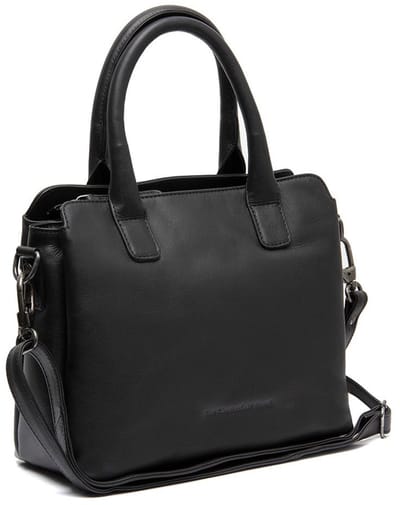 Chesterfield Hermosa Waxed Pull Up Schoudertas - Zwart