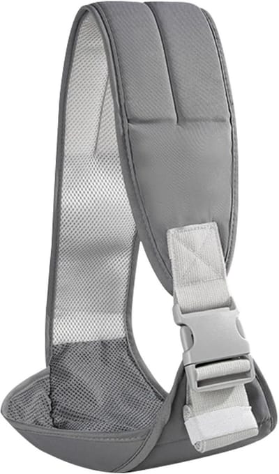 Ergonomische Babydrager Grijs voor Pasgeborenen tot Peuters