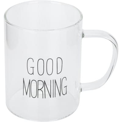 350ML Transparante Melk Koffiekop met Handvat Glazen Waterbeker Drinkgerei Keukengerei Type 2 white