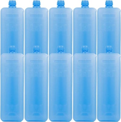 IJspakketten Koeler - Diepvriespakketten Herbruikbaar - Voedsel Koel Houden - Lekvrij PVC Materiaal - 195 x 69 cm - Blauw