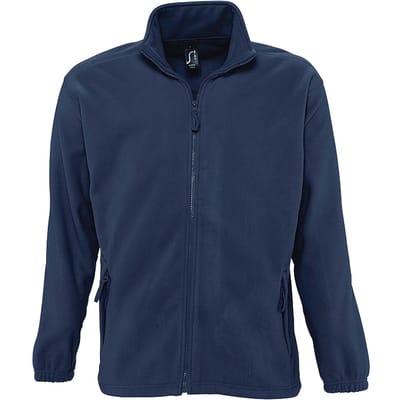 SOLS Heren North Full Zip Outdoor Fleece Jacket (Marine)