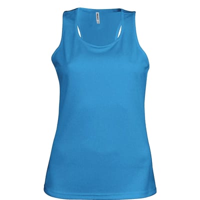 Damessporttop overhemd 'Proact' Aqua Blue - XS