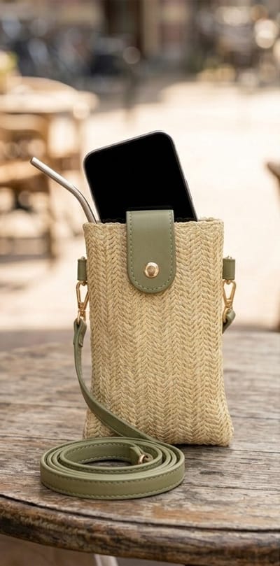Enrico Benetti Marbella – Stijlvol Telefoontasje - afmeting: 11 x 2,5 x 18 cm