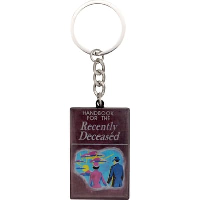 Beetlejuice Handbook of the Recently Deceased Keyring