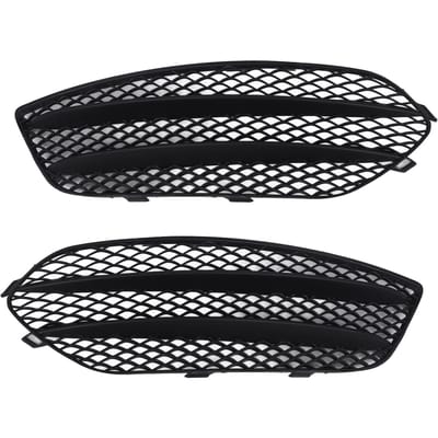 Remplacement de la grille de phare antibrouillard avant Noir Cadre de phare antibrouillard pour Benz Classe CLA C117 Ligne AMG CLA45 Pré-Facelift black