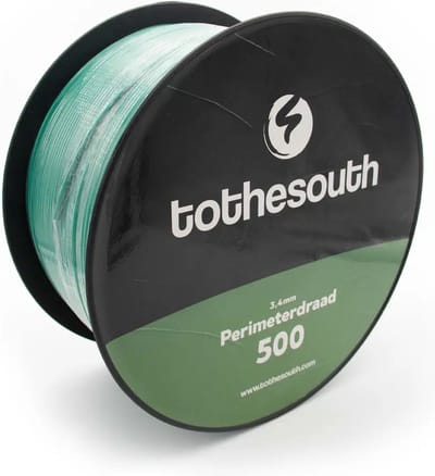 To the South® 3.4mm Perimeterdraad / Begrenzingsdraad geschikt voor alle ECOVACS Robotmaaiers - 500 meter (extra sterk)