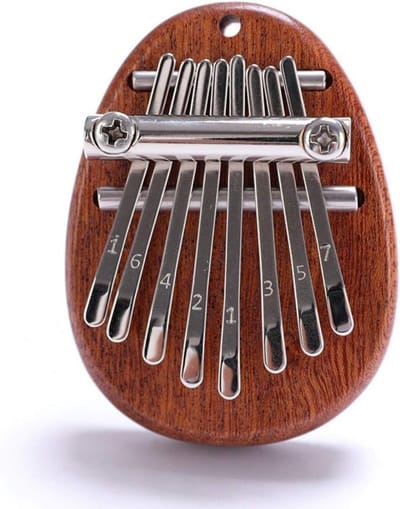 8 Toetsen Mini Duimpiano Houten Vingerpiano Draagbaar Muziekinstrument Cadeau