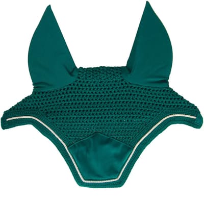 Kentucky Horsewear - Oornetje Wellington velvet donkergroen