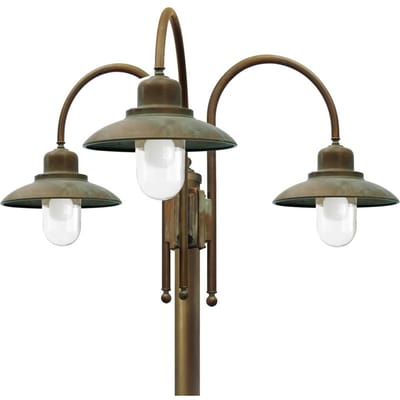 Moretti Luce Lantaarnpaal 270cm 3-lamps