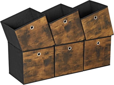 Opvouwbare opbergdoos — Kubus model — Met flapdeksel — Voor kleding, speelgoed & accessoires