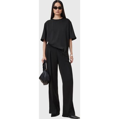 AllSaints Zenni Trouser Black Taglia: 12 | Pantaloni da completo Outlet | Donna | Nero