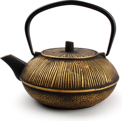 Salt & Pepper Theepot My Tea Zwart/Goud Strepen 800 ml