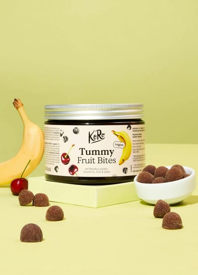 Tummy fruit bites kopen met levende culturen, vitamine E, zink & selenium