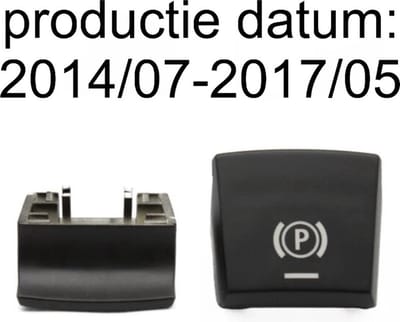 Medj - Electronic handbrake Handremknop handrem knop Geschikt voor BMW 5/6/7 series F10/F18/F06/F01/F02