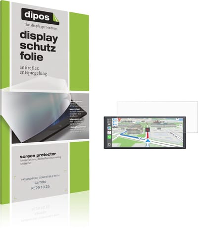 dipos – 2x Matte Beschermfolie geschikt voor Lamtto RC29 10.25 | Krasbestendige & antireflecterende Screenprotector Ultra-Thin