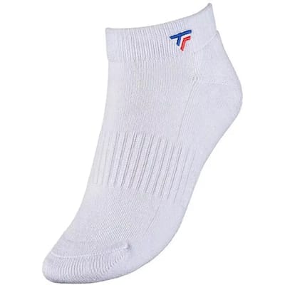 Tecnifibre 24lowwhi35 Korte Sokken 3 Paren Wit EU 40-44
