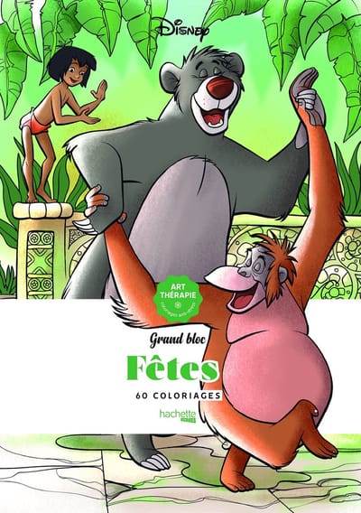 Grand bloc Fêtes - Disney Coloring book - Kleurboek voor volwassenen