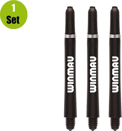 Winmau Dart Shafts Nylon Signature - Zwart - Short - (1 Set)