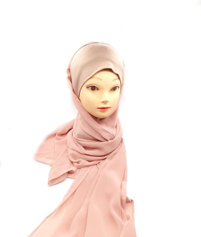 Instant hijab, mooie roze hoofddoek, hijab, sjaal, scarves.