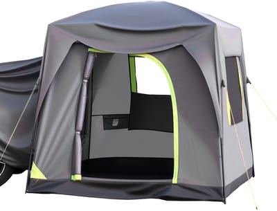 SUV Tent voor Kamperen, 10 x 8 voet, Ruim voor 5-8 Personen, Waterdicht, Dubbellaags, met Gaasramen en Opbergzak, Ideaal voor Buitenavonturen
