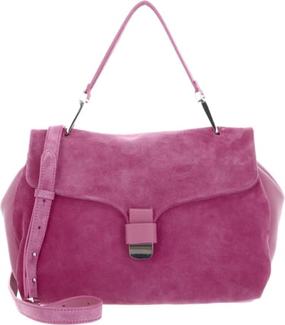 COCCINELLE Leren schoudertas Coccinelle Neofirenze Sued Handbag Pulp Pink paars