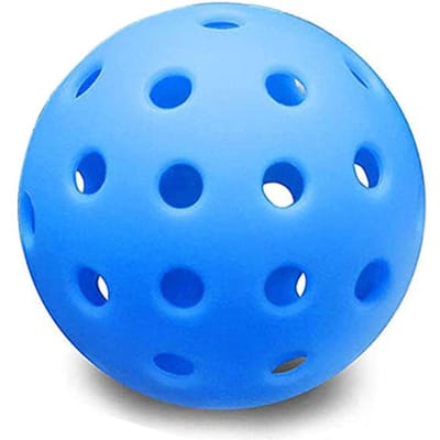 40 Gaten Pickleball 74mm Doos Verpakking Geperforeerde Ballen Pe Elastisch Wei Zwevende Bal voor Buitensporten
