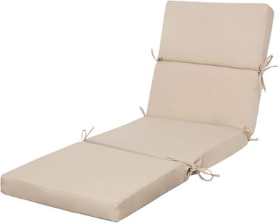 Luxe Chaise Lounge Kussen Buiten 188 cm Waterbestendig en Opvouwbaar