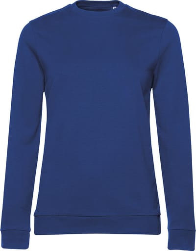 Sweater 'French Terry/Women' B&C Collectie maat M Kobaltblauw