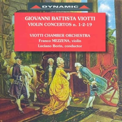 Franco Mezzena, Viotti Chamber Orchestra, Luciano Borin - Viotti: Violin Concertos N. 1-2-19 (CD)