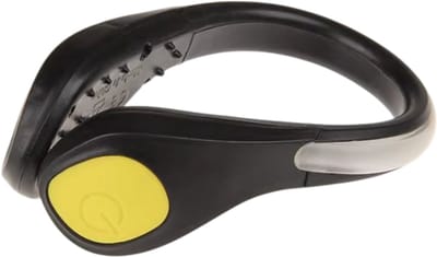 LED Schoenclip Licht – Lichtgevende Clip voor Schoenen – Nachtveiligheid Waarschuwingslampje voor Hardlopen, Fietsen en Sport – Helder Knipperend Clip Light voor Zichtbaarheid en Veiligheid - Geel