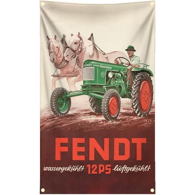 90X150Cm Duitse Landbouwmachines F-Fendts Vlag Wandkleed Polyester Digitale Print Banner Voor Garage Wandkunst Decoratie 60x90cm24x35in