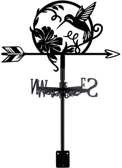 Windwijzer - smeedijzeren windwijzer - decoratief - weerbestendig - geschikt voor tuinen en daken-FXB36