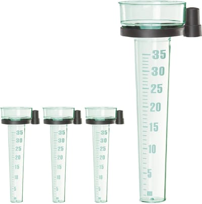 Set van 2 regenmeters voor de tuin - Pluviometer met neerslagmeting tot 35 mm/m²