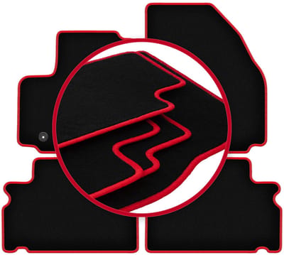 CARLUX-RED automatten voor: Ford S-MAX MK1 minivan (2006-2011)