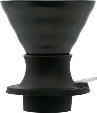 HARIO V60 Immersion Colour Dripper Switch - 02 Size - Immersie Koffiedripper - Keramiek - Zwart
