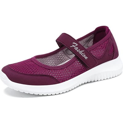 Schoenen met mesh oppervlak Dames Zomer Ademend Casual Pumps Damesschoenen Ademende Veelzijdige Schoenen 41 gray