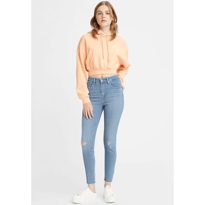 Levi's 721 Skinny Jeans Blue Size: W28L30 | Skinny Outlet | Dames | Blauw