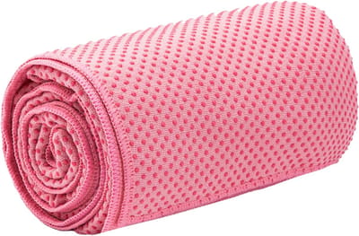 Yoga Handdoek - Gym Handdoek - Sporten Zonder Zweet - Antislip Bodem PVC - 183x63 cm - Roze