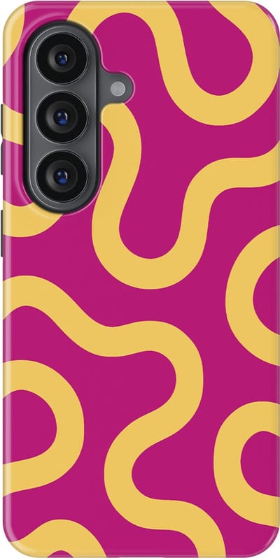 DripCase Motion Flow Tough Hoesje Samsung Galaxy S26 | Backcover met Mag | Trendy Design | Valbescherming | Candy Current