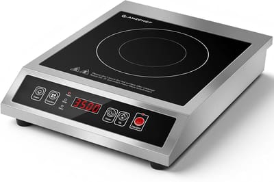 Inductiekookplaat - Professionele Kookplaat - Horeca Catering - 3500 Watt Vermogen - 42 x 325 cm - Roestvrij Staal