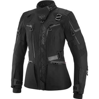 Ixon Odin Lady Zwart Waterdichte Textiele Motorjas - Jas