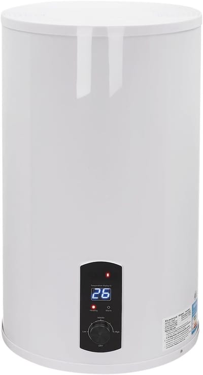 Elektrische Doorstroomboiler - Directe Waterverwarmer - Douche Keuken Toilet - Met Kraan LED Scherm - 70 Liter 2000W - Wit